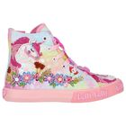 Girls Multi-Colored Unicorn Trainers, 1, hi-res