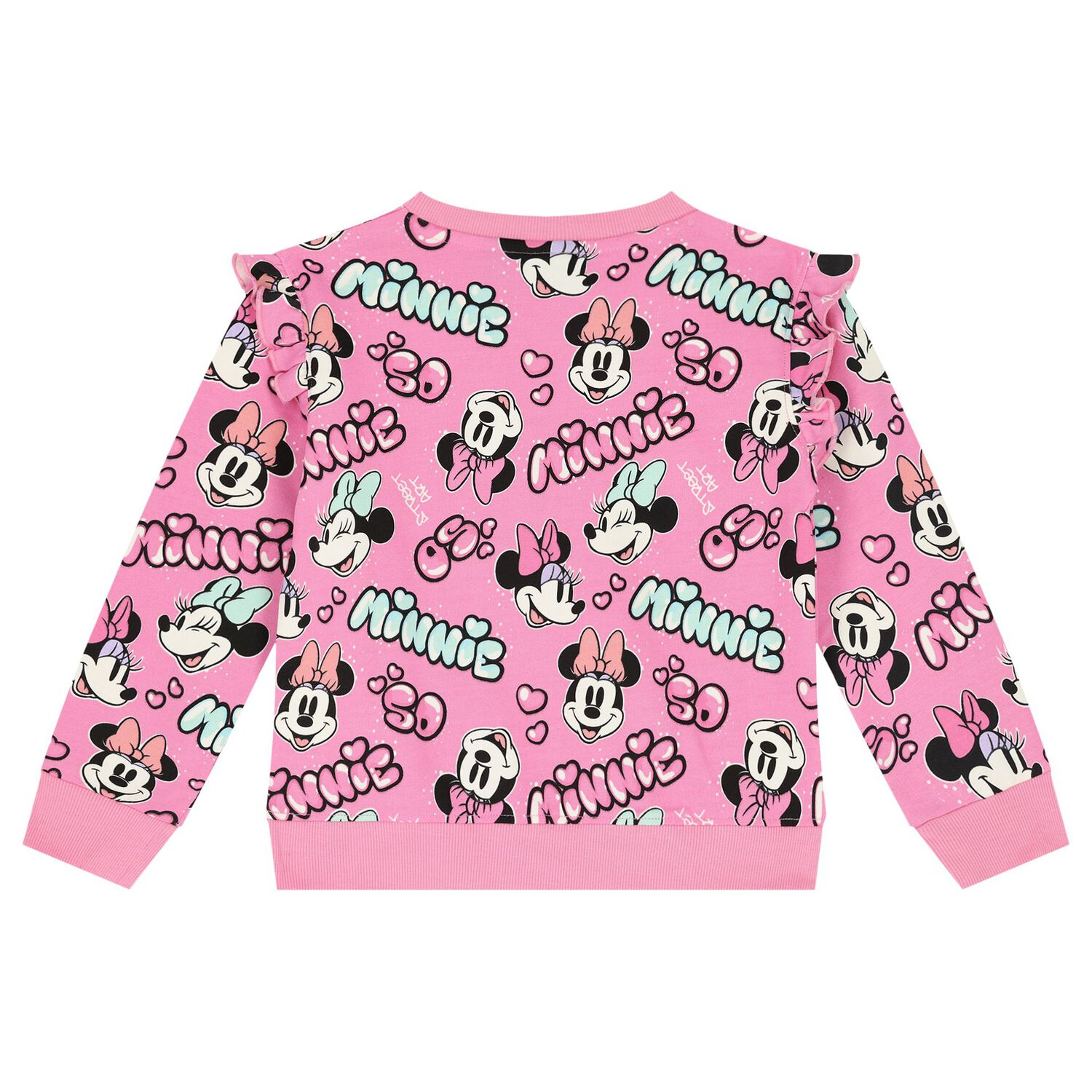 Girls Pink Disney Sweatshirt, 1, hi-res image number null