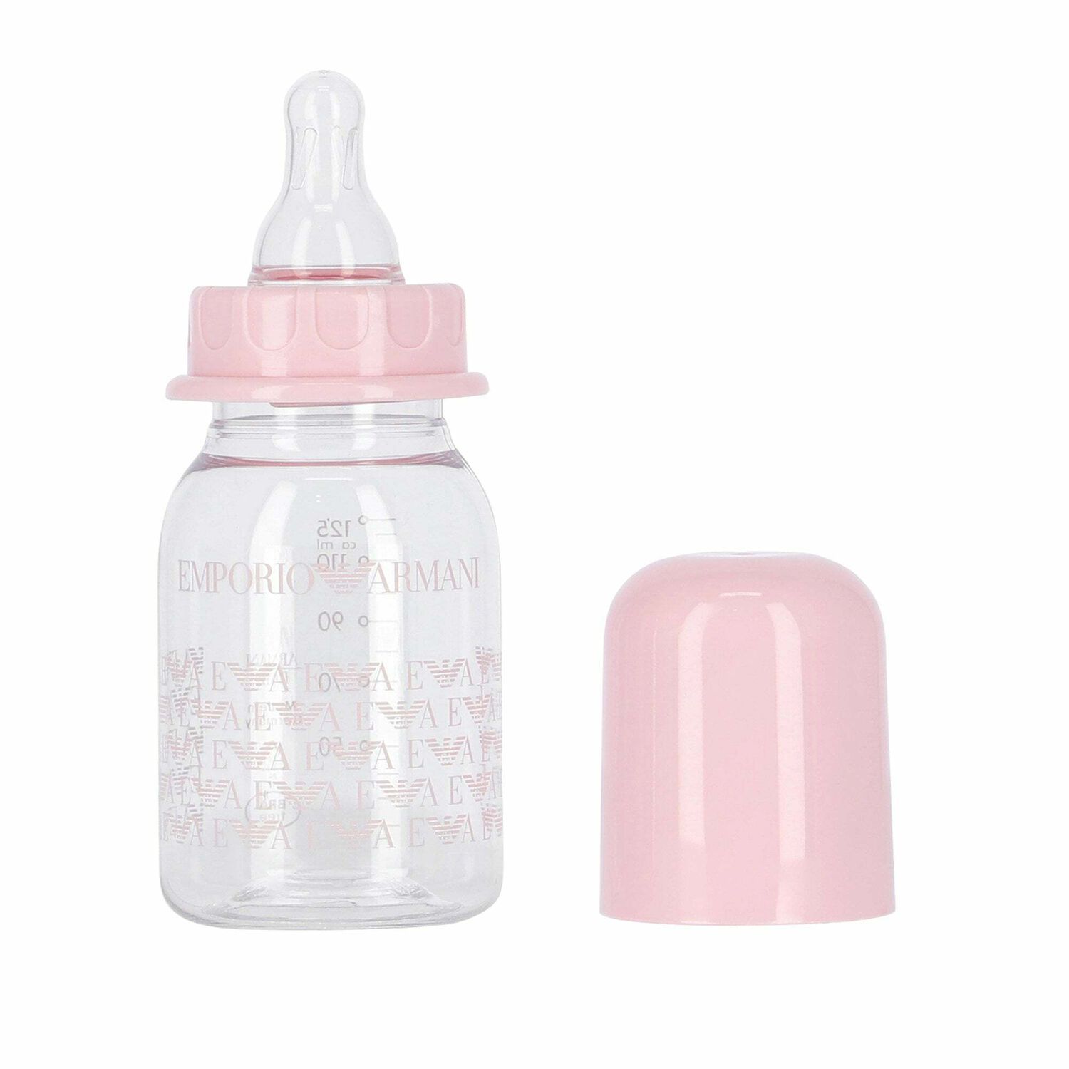 Baby Girls Pink Logo Baby Bottle, 1, hi-res