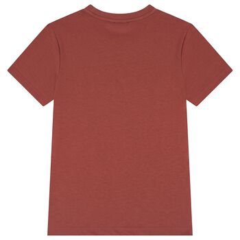 Boys Mini Me Red Logo T-Shirt