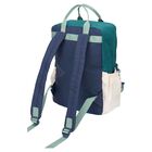 Boys Navy Blue, Green & Ivory Backpack ( 36CM ), 1, hi-res