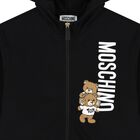 Black Teddy Bear Logo Tracksuit, 1, hi-res