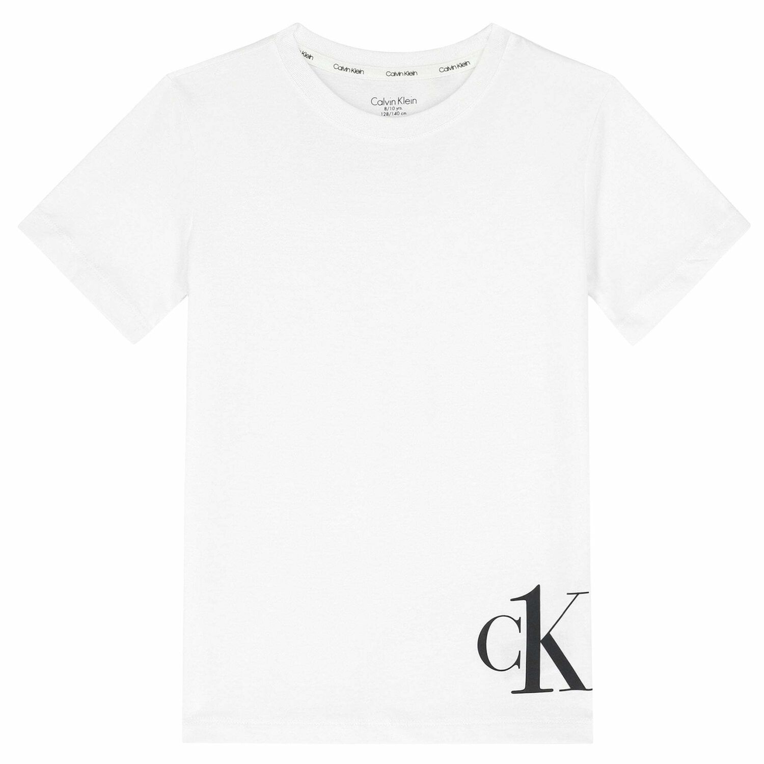 Boys White & Black Logo Pyjamas, 1, hi-res