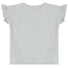 Girls Grey Bag Logo T-Shirt, 1, hi-res