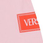 Girls Pink Logo Dress, 1, hi-res