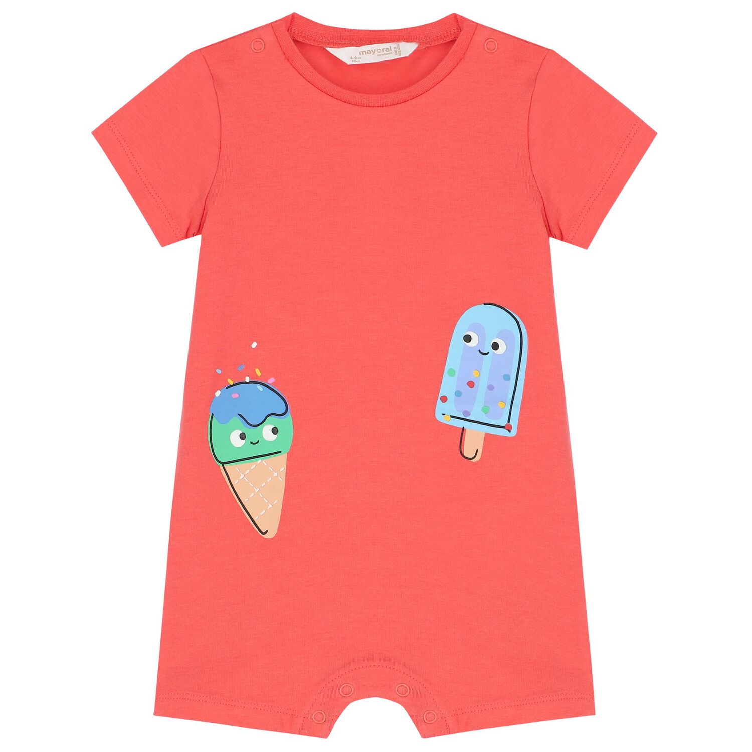 Baby Boys Red & Blue Rompers ( 3-Pack ), 1, hi-res image number null