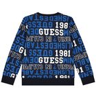 Boys Navy Blue Logo Sweatshirt, 3, hi-res