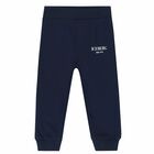 Younger Boys Red & Navy Logo Tracksuit, 1, hi-res