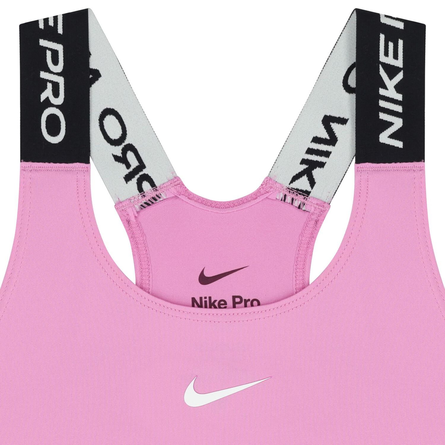 Girls Pink Logo Top, 1, hi-res