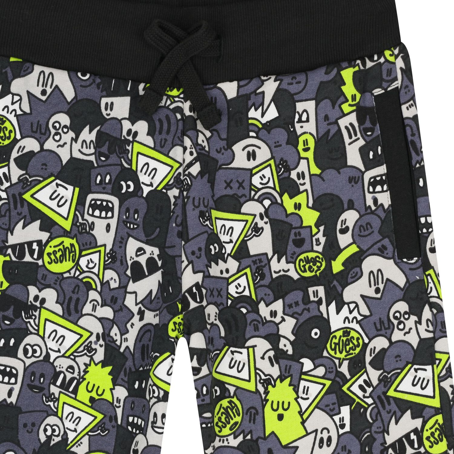 Boys Grey Logo Shorts, 1, hi-res image number null