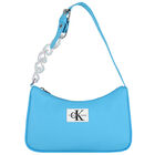 Girls Blue Logo Shoulder Bag, 2, hi-res