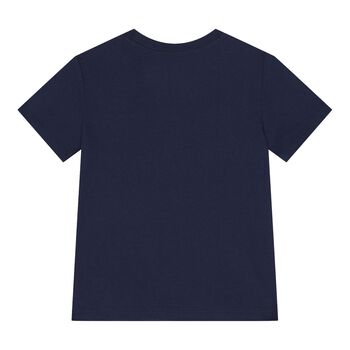 Baby Boys Navy Blue Logo T-Shirt