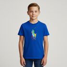 Boys Blue Logo T-Shirt, 1, hi-res