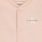 Baby Girls Pink Logo Romper, 1, hi-res