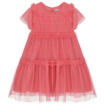 Girls Pink Tulle Dress