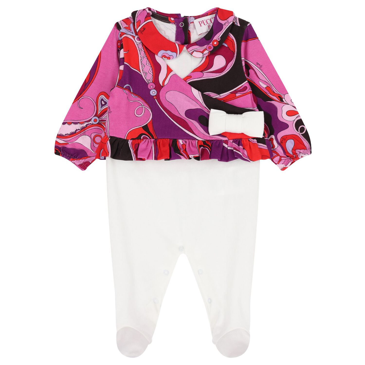 Baby Girls Multi-Coloured Orchidee Babygrow Set, 1, hi-res