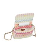 Girls Pink & Green Zigzag Bag, 1, hi-res