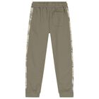 Boys Green & Grey Tracksuit Set (3 Piece), 2, hi-res