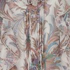 Girls Beige Paisley Ruffle Tiered Dress, 1, hi-res