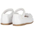 Younger Girls White Patent Shoes, 1, hi-res