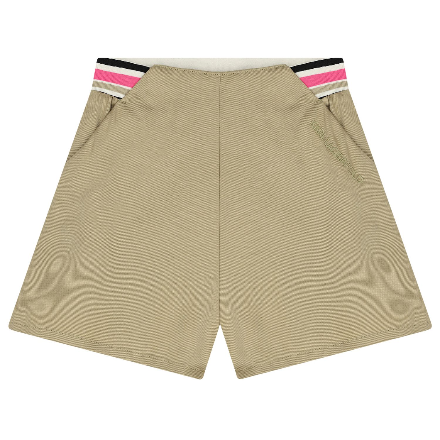 Girls Beige Shorts, 1, hi-res
