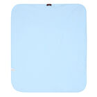 Blue & Gold Teddy Baby Blanket, 2, hi-res