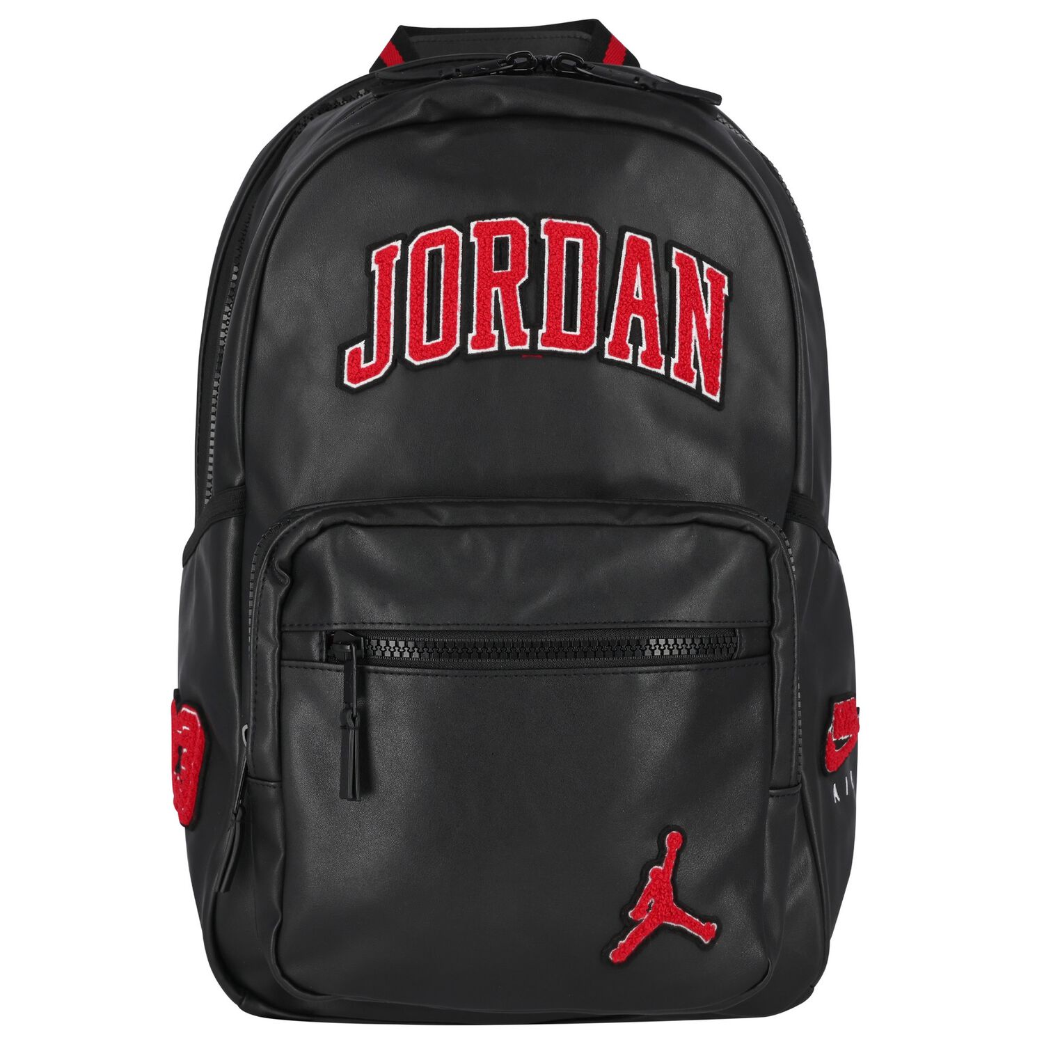 Black Jordan Logo Varsity Backpack, 1, hi-res