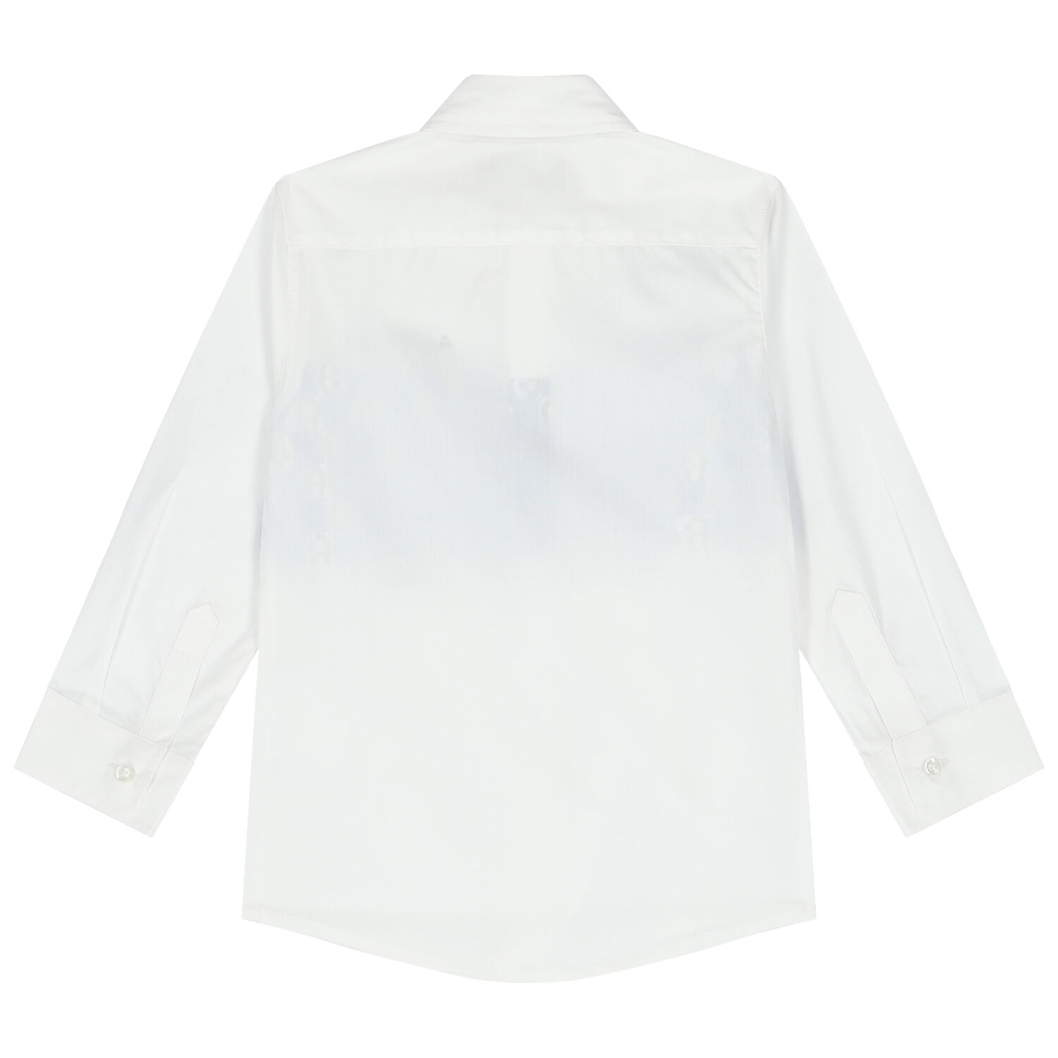 Boys White Logo Shirt, 1, hi-res
