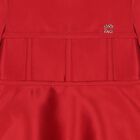Girls Red Mikado Dress, 2, hi-res