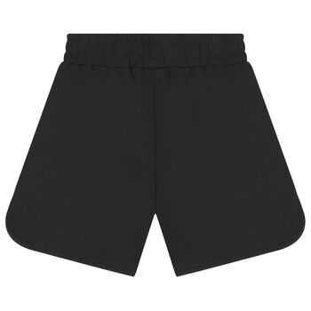 Boys Black Logo Shorts