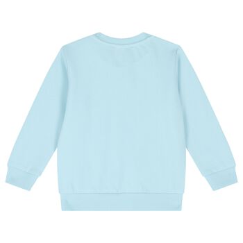 Blue Teddy Bear Logo Sweatshirt