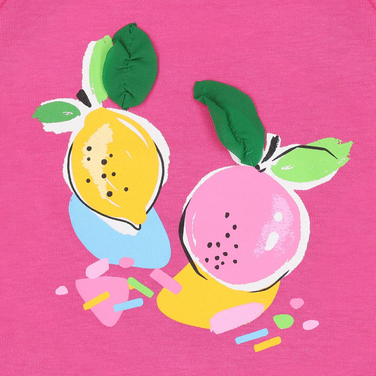 Younger Girls Pink & Green Shorts Set, 1, hi-res