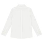 Boys White Logo Shirt, 1, hi-res