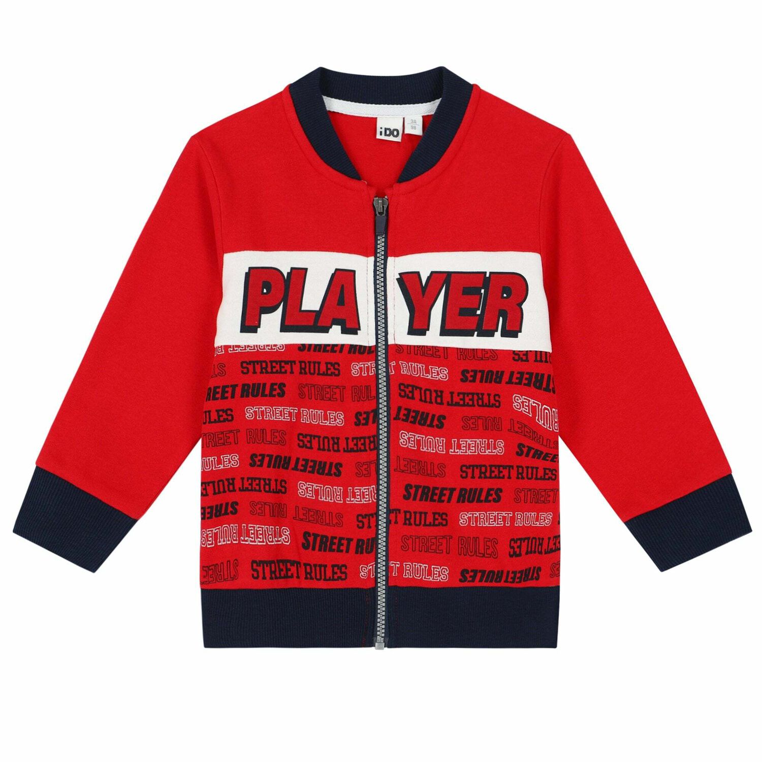 Boys Red & Navy Tracksuit, 1, hi-res image number null