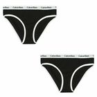 Girls Black Bikini Brief (2 Pack), 1, hi-res