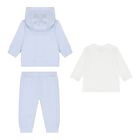 Baby Boys Blue & White Tracksuit Gift Set, 1, hi-res