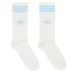 Black, White & Blue Logo Crew Socks ( 3-Pack ), 1, hi-res
