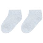 Baby Boys Blue & Ivory Socks (3 Pack), 1, hi-res