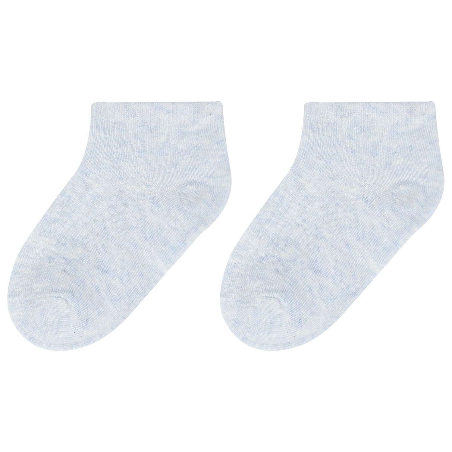 Baby Boys Blue & Ivory Socks (3 Pack), 1, hi-res image number null