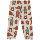 Younger Boys Grey Bear Joggers, 1, hi-res