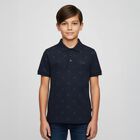 Boys Navy Blue Logo Polo Shirt, 2, hi-res