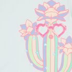 Girls Blue Catcus T-Shirt, 1, hi-res