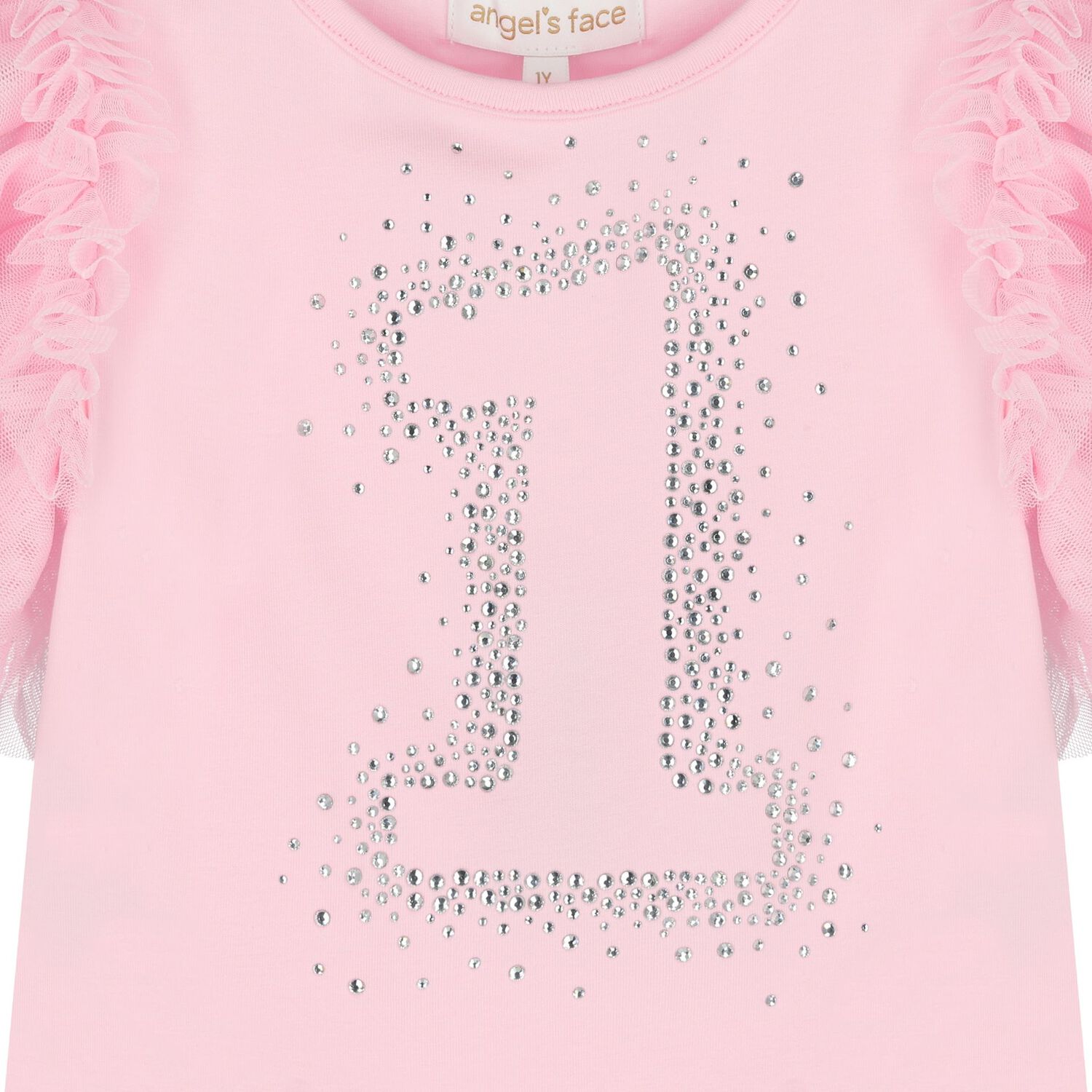 Girls Pink 1st Birthday T-Shirt, 11, hi-res