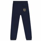 Boys Navy Logo Joggers, 1, hi-res