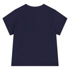 Younger Navy Blue Teddy Bear Logo T-Shirt, 5, hi-res