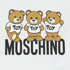 White Teddy Bear Logo T-Shirt, 5, hi-res