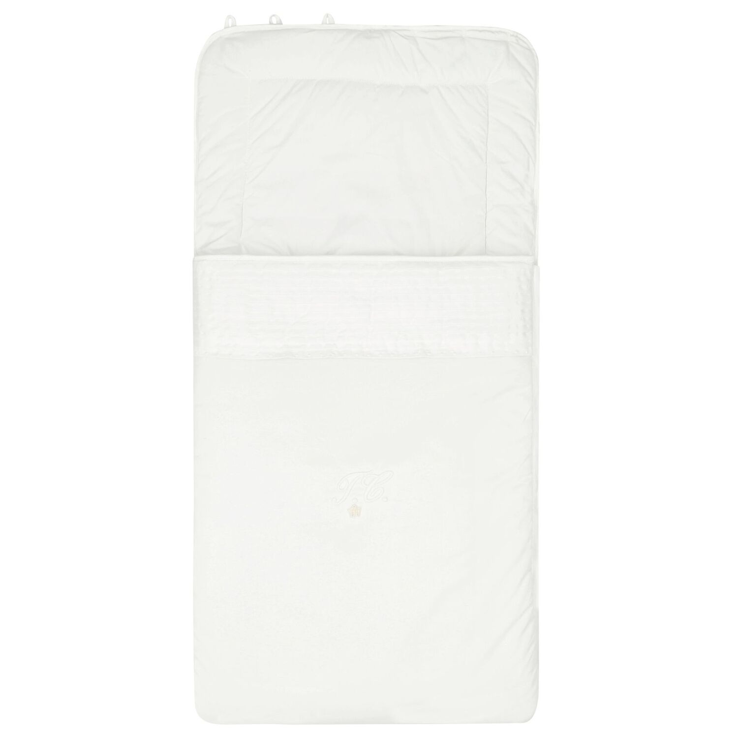 White Logo Baby Nest, 1, hi-res