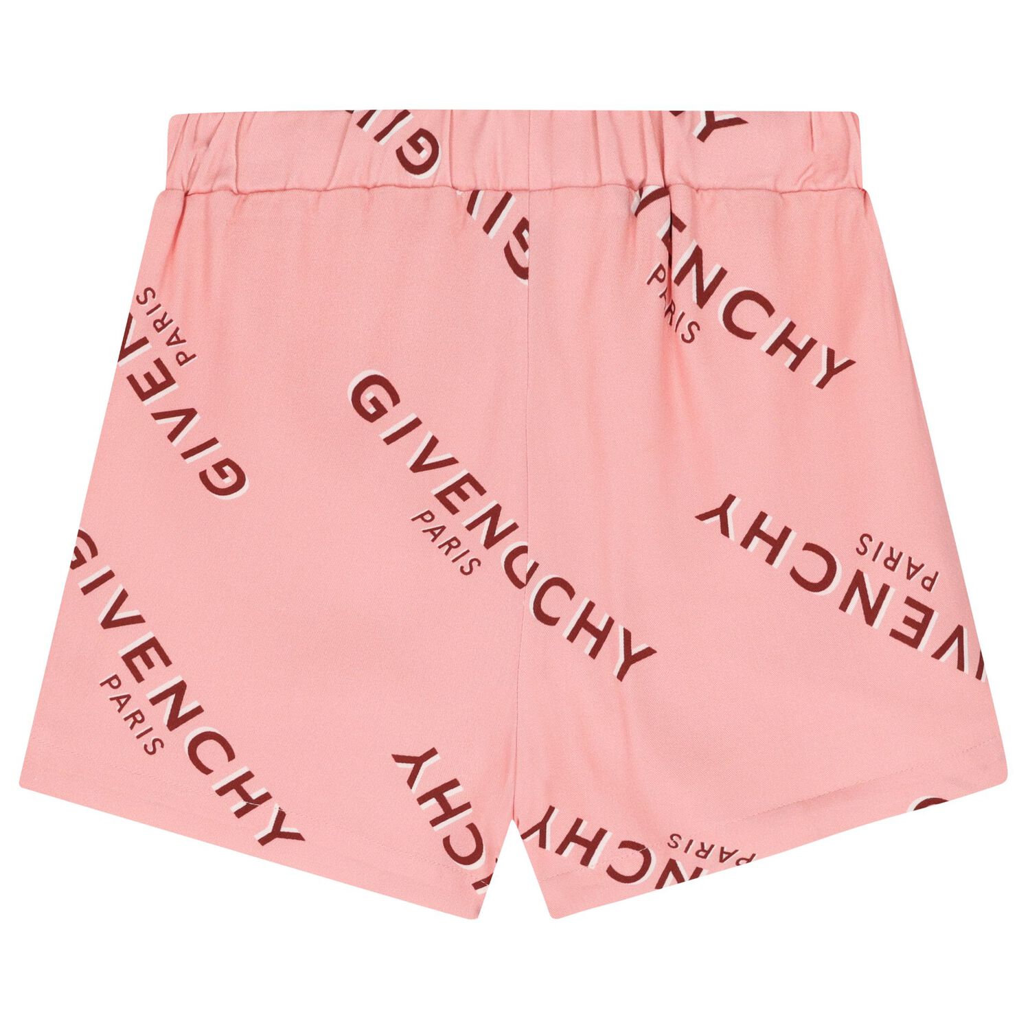 Girls Pink Logo Shorts Set, 1, hi-res