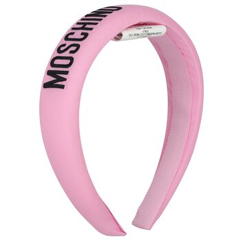 Girls Pink Logo Padded Headband