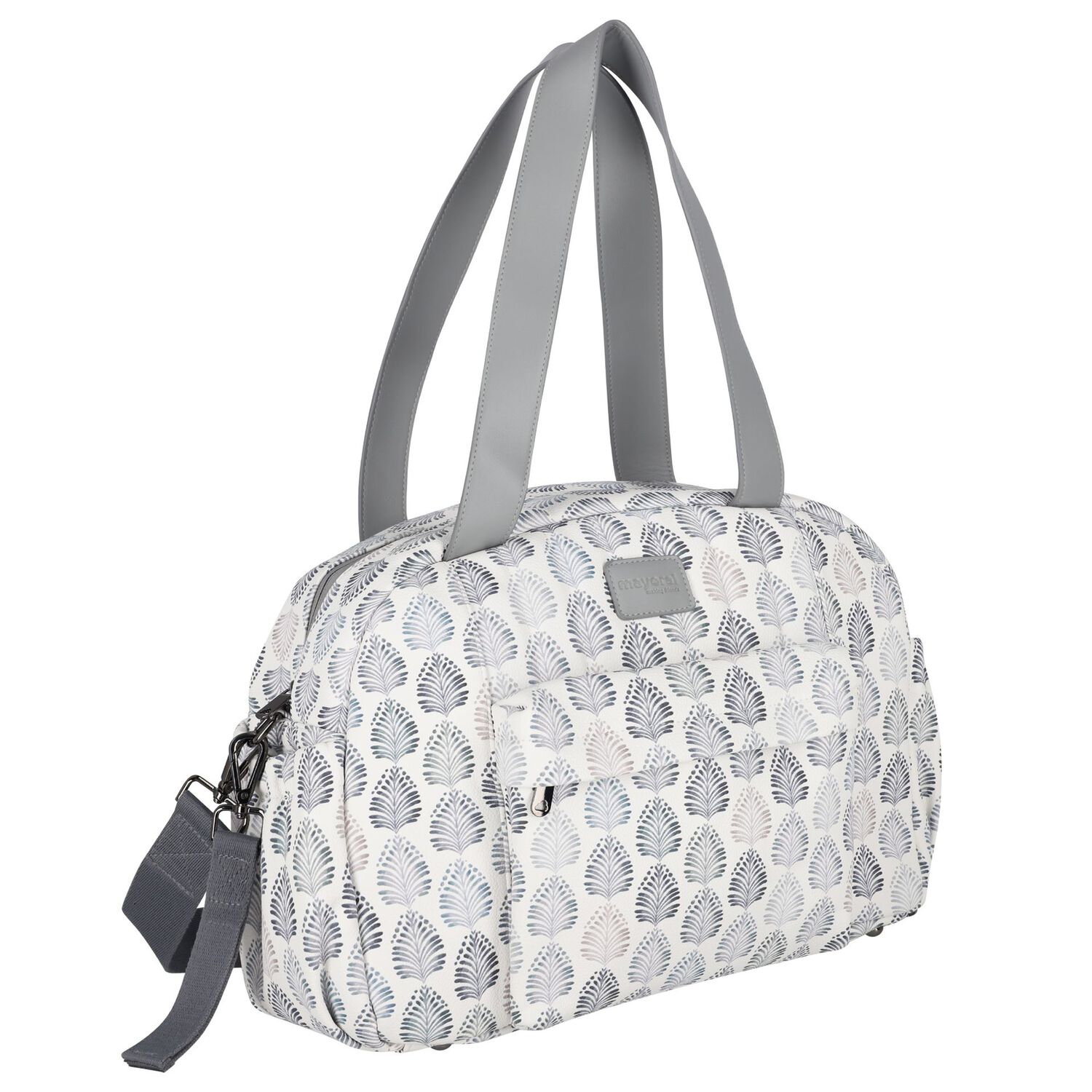 Ivory & Grey Baby Changing Bag, 1, hi-res